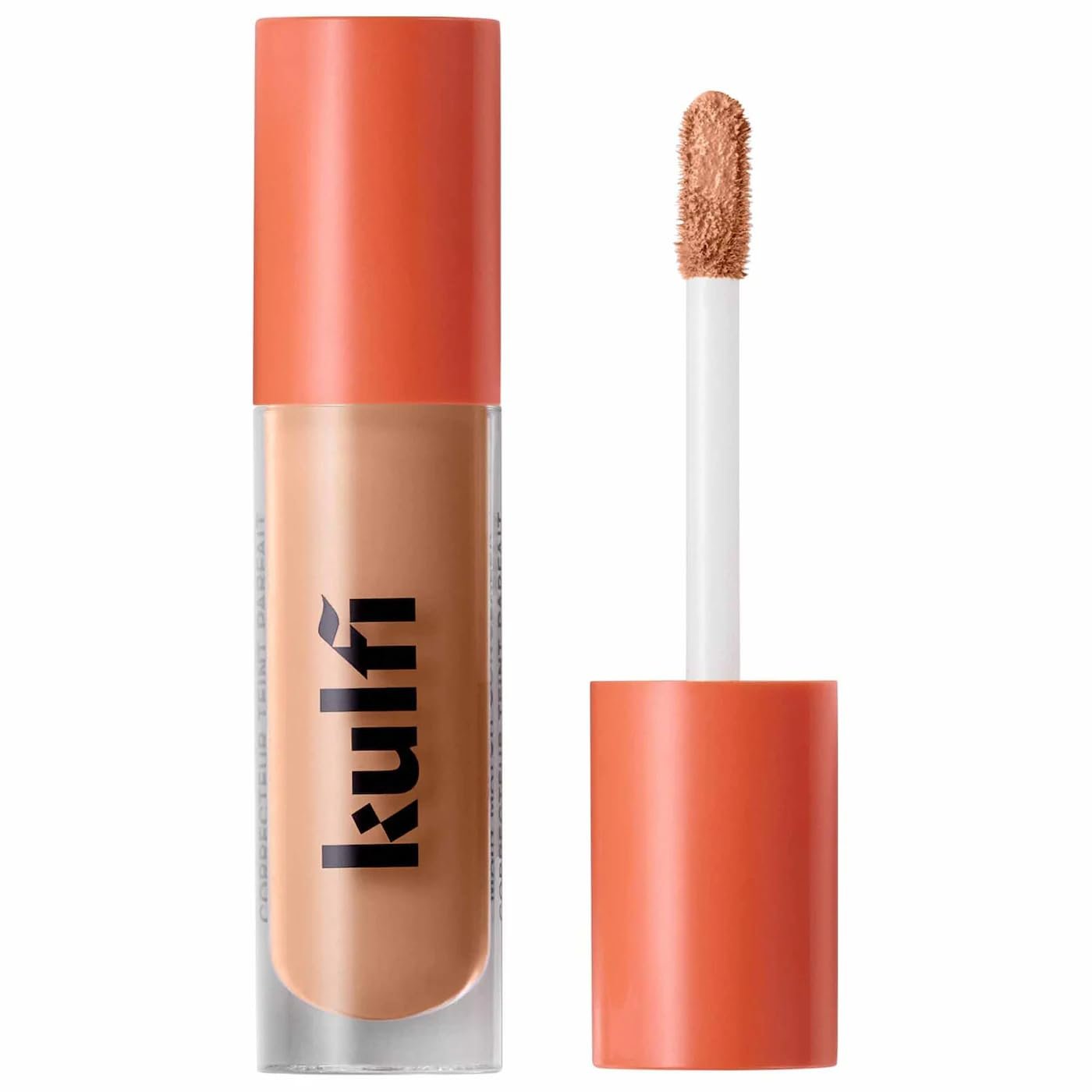 Kulfi Beauty medium-tan peach concealer