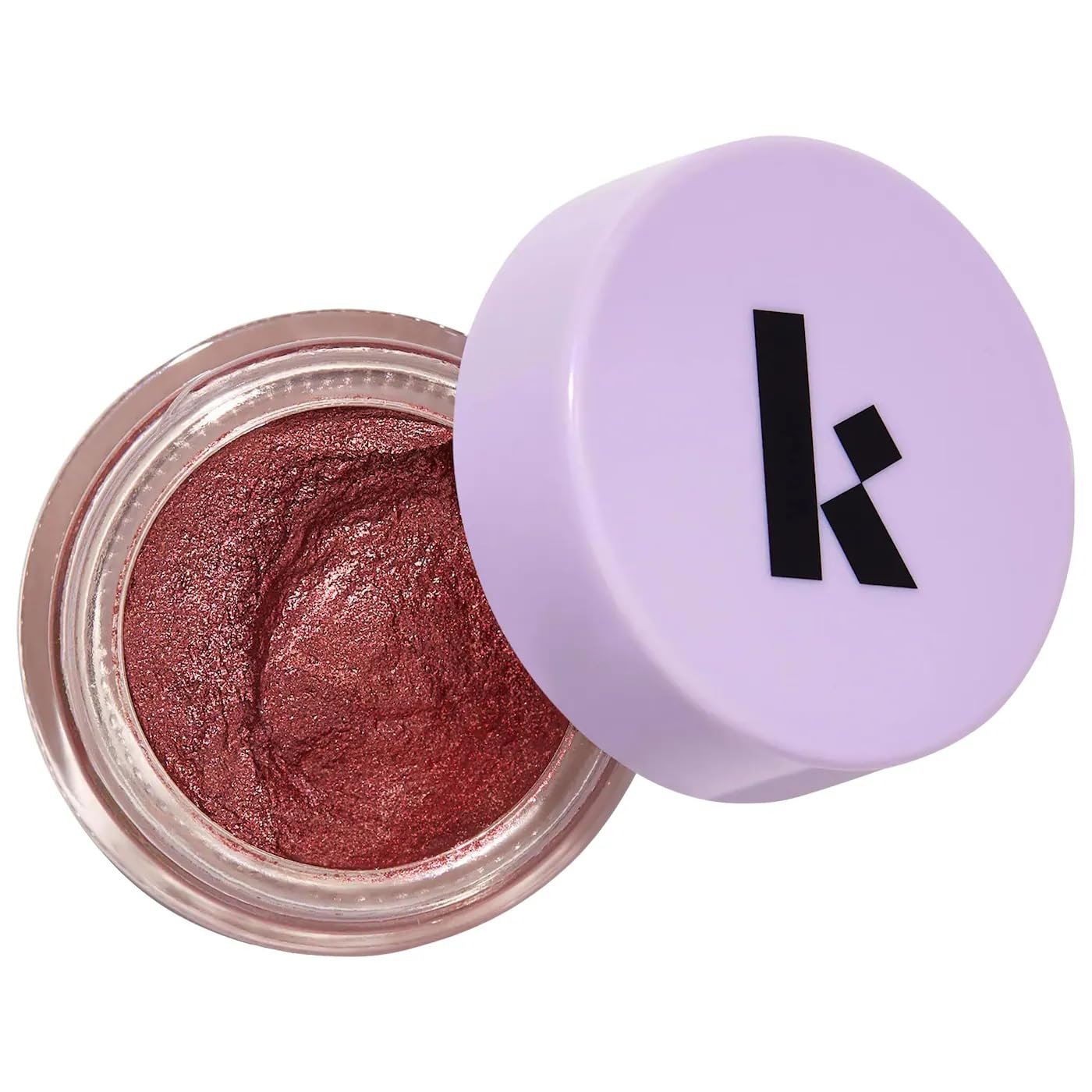 Cranberry rose gold-fleck cream eyeshadow